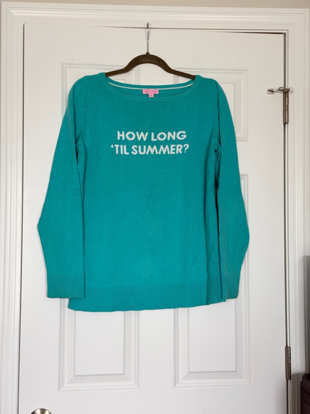 Lilly Pulitzer Marielle sweater How long till summer XL